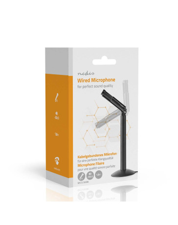 Ultracompacte Omnidirectionele Condensatormicrofoon – Lichtgewicht 33g, Perfect voor Podcasts, Streaming & Videoconferenties