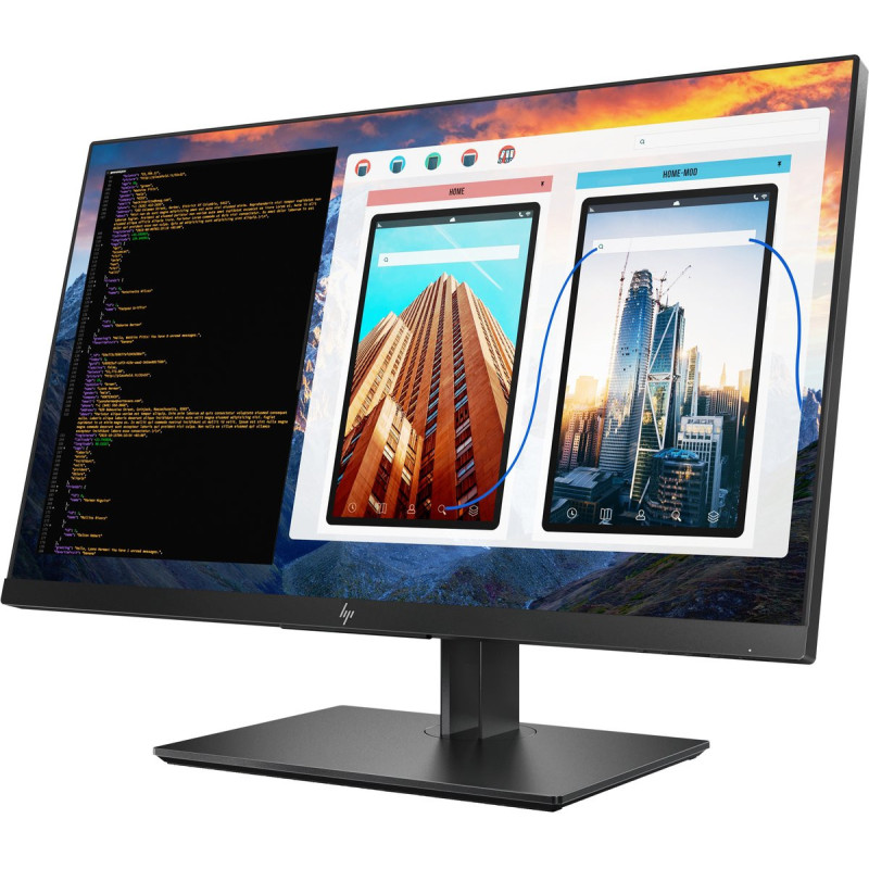 HP Z27n G2 27" QHD IPS Monitor – Zwart, 5ms, USB-C, HDMI, DP