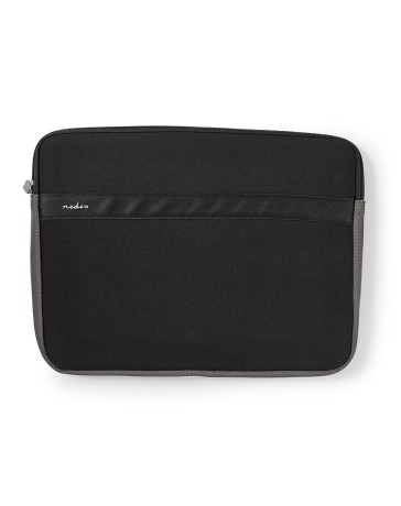 Notebookhoes 15-16" Neopreen, Antraciet/Zwart, 22mm, 277mm. 380mm