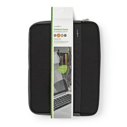 Notebookhoes 15-16" Neopreen, Antraciet/Zwart, 22mm, 277mm. 380mm