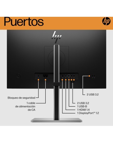 HP EliteDisplay E24 G5 Full HD IPS Monitor 24 Inch | Ergonomisch | Maas Computers