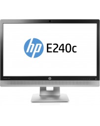 HP EliteDisplay E240 24 Inch, 1920x1080 (Full HD) Zilver, Zwart