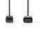 DisplayPort - HDMI™-kabel | DisplayPort male - HDMI™-connector | 2,0 m | Zwart